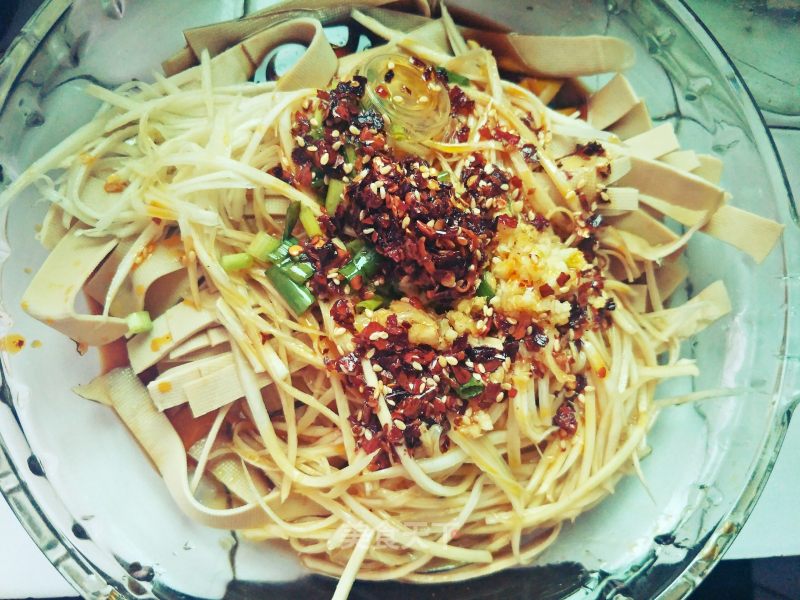 Bamboo Shoots Mixed with Bean Curd