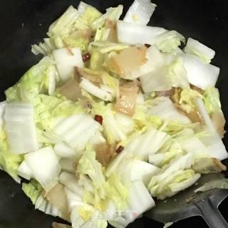 Stir-fried Cabbage with Bacon recipe