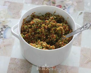 Spicy Green Pepper Sauce recipe