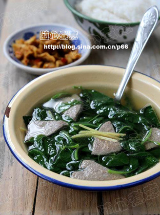 Chinese Wolfberry and Pork Liver Soup recipe