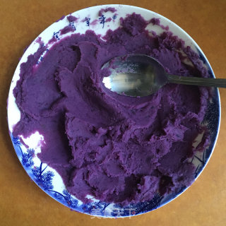 Milky Purple Sweet Potato Toast recipe