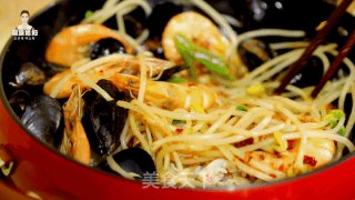 Korean Spicy Stewed Seafood Soup recipe