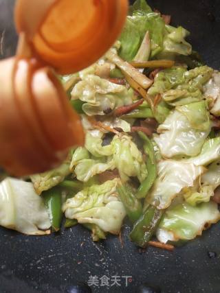 Stir-fried Pork Belly with Cabbage recipe