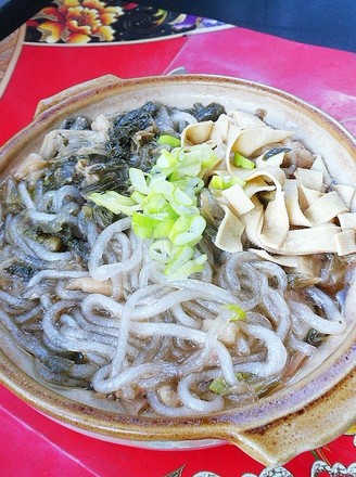 Dried Cabbage with Bean Curd Vermicelli recipe