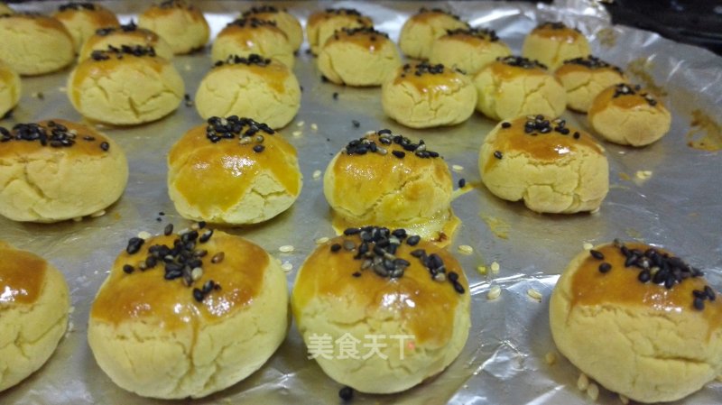 Lazy Version Milk Sesame Ball recipe