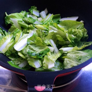 Stir-fried Milk Cabbage with Tea Oil recipe