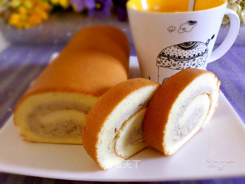 Soft Qq---chestnut Cake Roll recipe