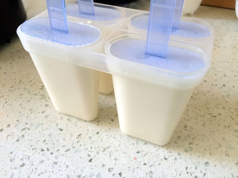 Banana Milk Popsicle recipe