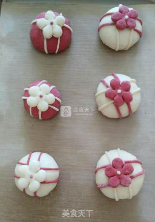 #新良第一节婚纱大赛# Ruyi Auspicious Coconut Buns recipe