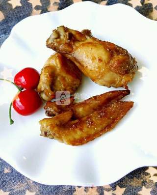 Grilled Wings with Sauce recipe