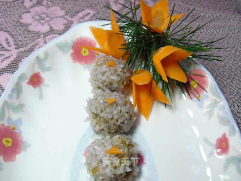 Glutinous Rice Meatballs recipe
