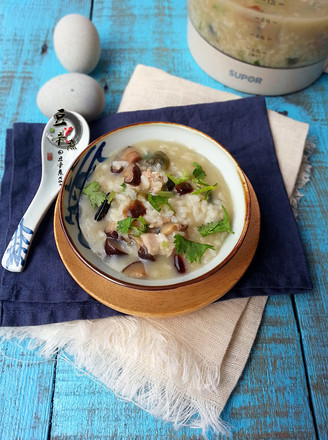 Congee with Preserved Egg and Lean Meat recipe