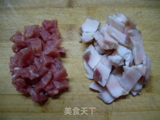 Tofu with Diced Pork recipe