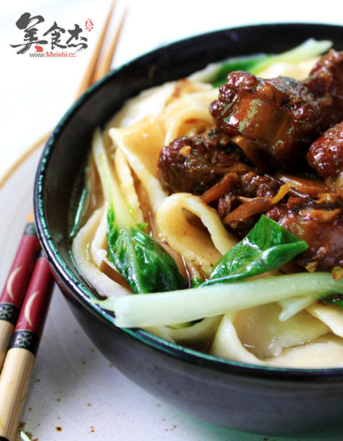 Braised Pork Ribs Noodle recipe