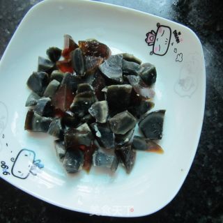 Tossed Preserved Egg Diced recipe