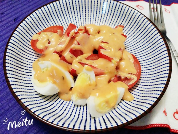 Tomato and Egg Salad recipe