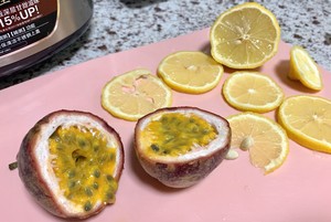 Passion Fruit Lemon Sparkling Drink recipe