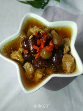 Steamed Lean Pork with Longan and Red Dates recipe
