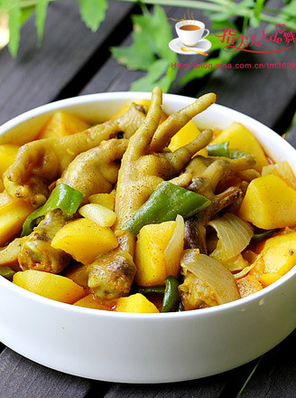 Curry Chicken Feet recipe