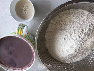 Black Rice Bean Paste Rolls recipe