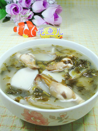 Pickled Cabbage Razor Rice Cake Soup