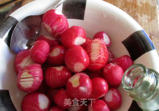 Sweet and Sour Cherry Radish recipe