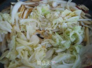 Stir-fried Cabbage with Sea Rice recipe