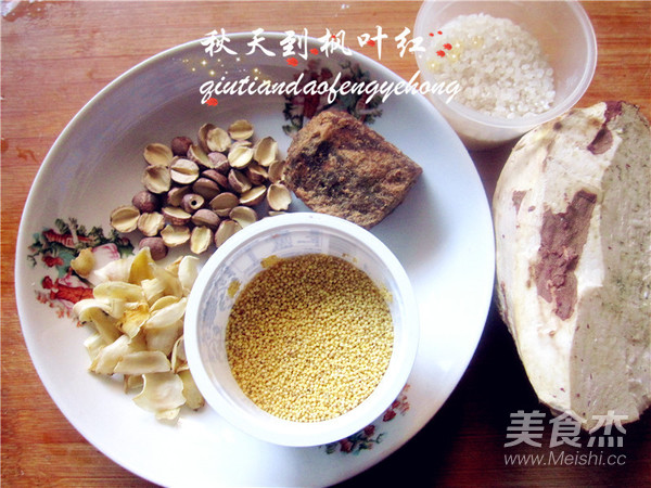 Nutritious and Healthy Breakfast Porridge--sweet Potato, Red Lotus and Lily Porridge recipe