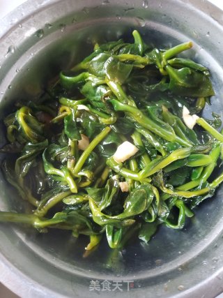 Stir-fried Tian Qi Cai recipe