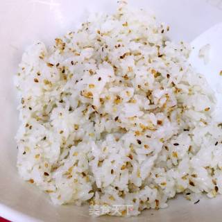 Tuna and Laver Rice recipe
