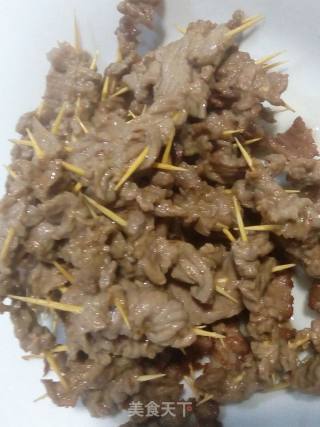 #快手懒人饭#spicy and Delicious Toothpick Beef recipe