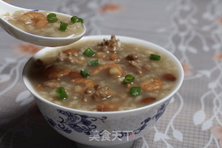 Shrimp, Walnut and Almond Porridge (necessary for Nourishing Brain) recipe