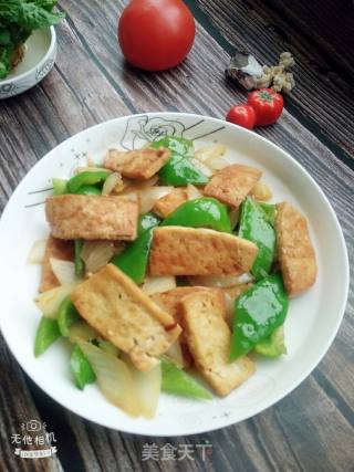 Tofu with Green Pepper and Onion recipe