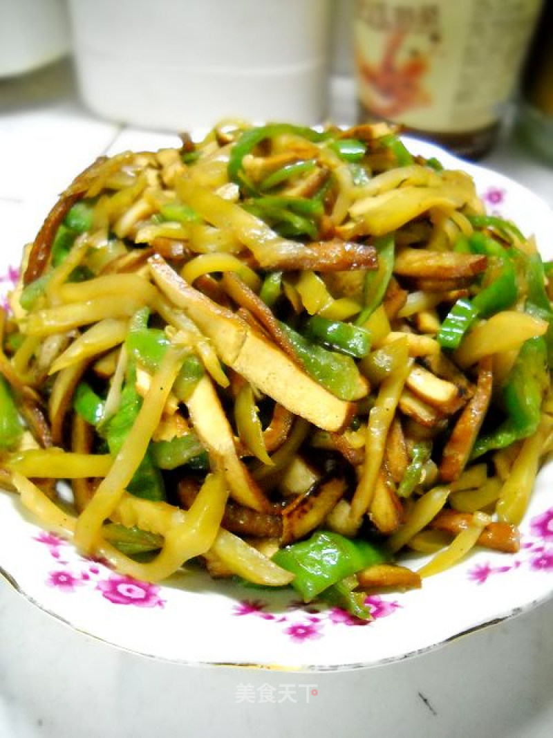Green Pepper and Mustard Spiced Dried recipe