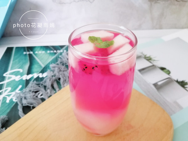 Peach Pitaya Drink recipe