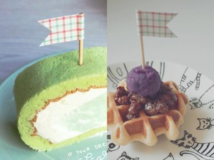 Hand-made Flags♡ Cute Food Helper~ recipe