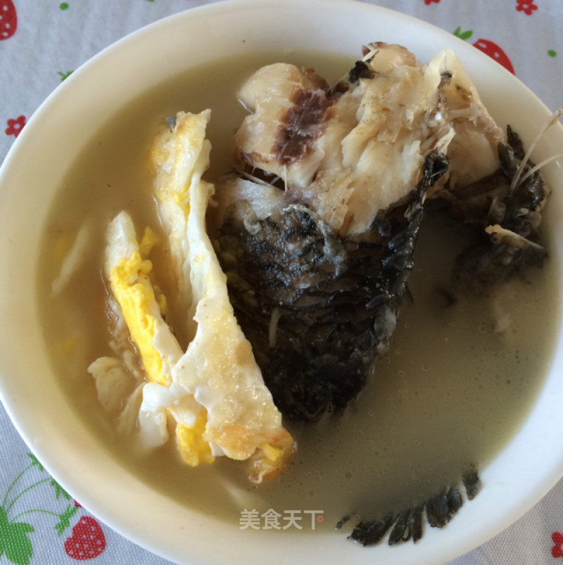 Crucian Fish Egg Soup recipe