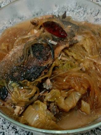 Herring Stewed Cabbage Vermicelli recipe