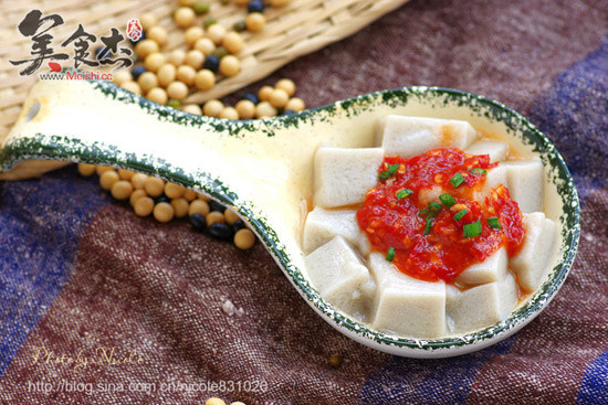 Soft Tofu with Garlic Chili Sauce recipe