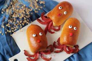 Fun and Delicious Breakfast Bag [octopus Brother Bread] recipe