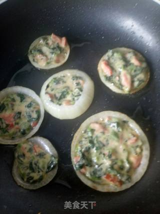 Egg Delicacy～children's Edition～egg Spinach Round Cake recipe