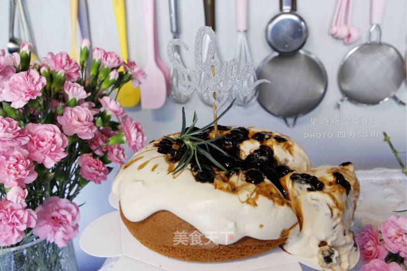 Pressure Cooker Easily "net Celebrity Popping Pearl Cake" recipe
