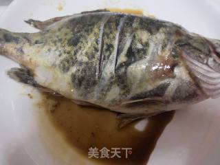 Home Cooking-braised Mandarin Fish in Brown Sauce recipe