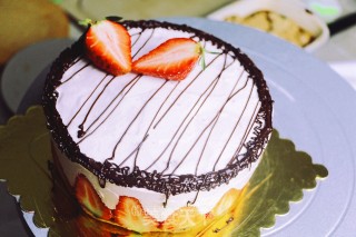 Strawberry Mousse Cake recipe