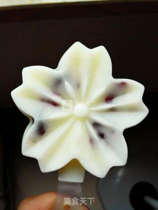 [greens Leaves] Yogurt and Cranberry Ice Cream recipe