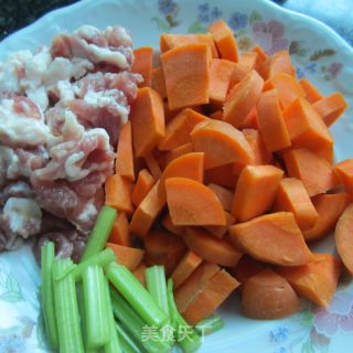 Carrot Fried Pork recipe