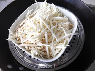 Shrimp Skins Mixed with Rice White Silk recipe