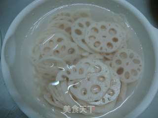 Sweet and Sour Lotus Root Slices recipe