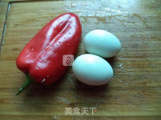 Scrambled Eggs with Big Pepper recipe