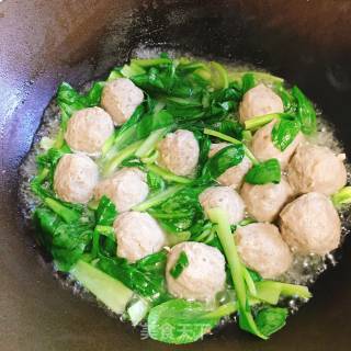 Stir-fried Beef Balls with Vegetables recipe